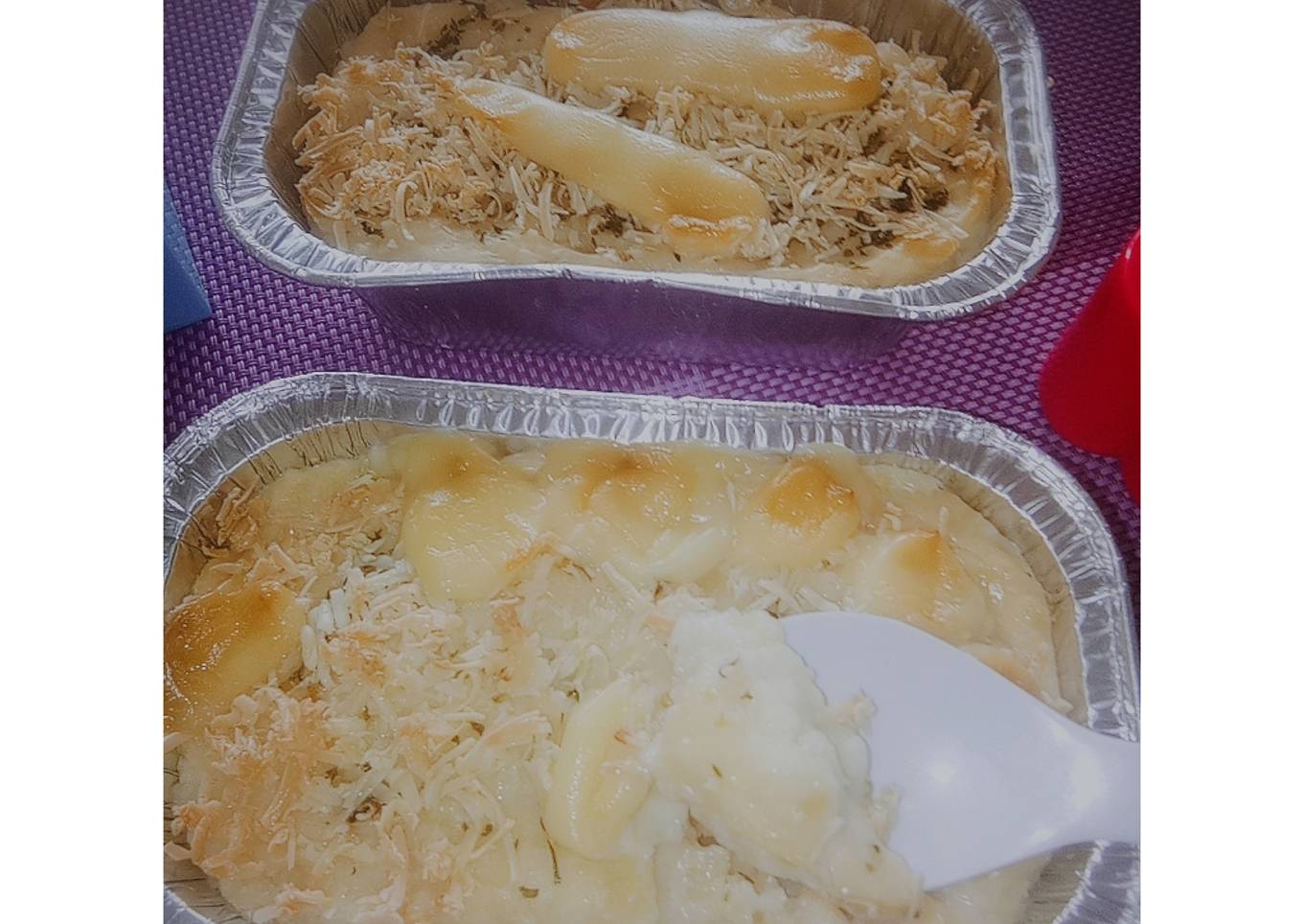 Mpasi 1y+ (super cheesy makaroni schotel panggang)