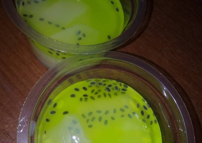 Puding sutra melon