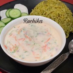 A picture of Vegetables Raita.