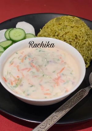 A picture of Vegetables Raita.
