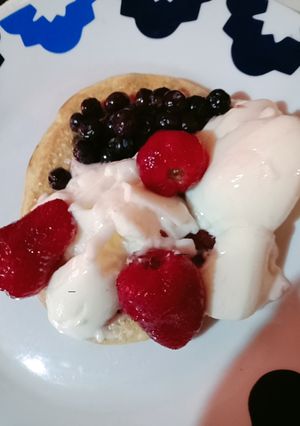 Una foto de Panqueques de avena