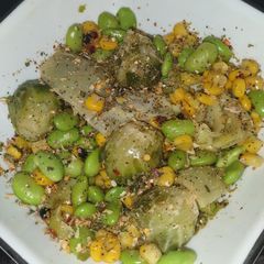 A picture of Savory Frozen veggie medley.