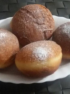 Una foto de Donuts casero