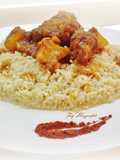 Gulash ungherese con riso Basmati integrale