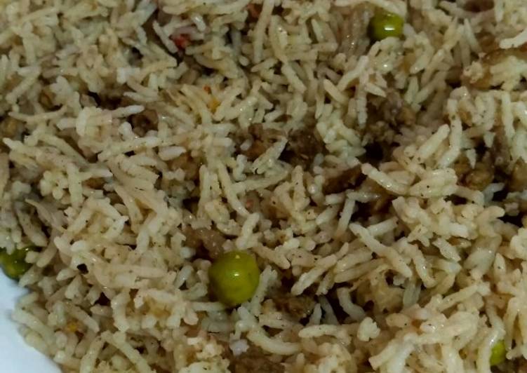 Easiest Way to Prepare Perfect Keema matar Pulao