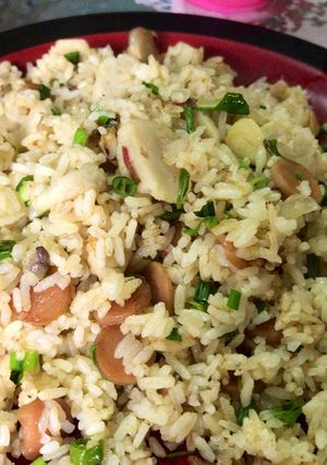 Foto resep Nasi goreng sosis bakso