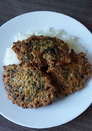 Una foto de Tortitas de Acelga