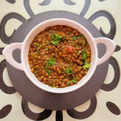 A picture of Horse gram daal.