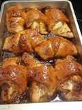 Simple Caramelized Apple croissants