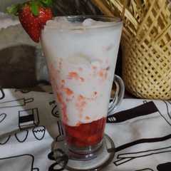 Korean Strawberry Milk-レシピのメイン写真