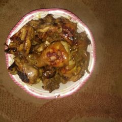 A picture of Honey chickens.