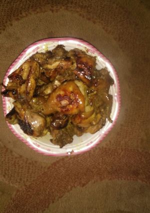 A picture of Honey chickens.