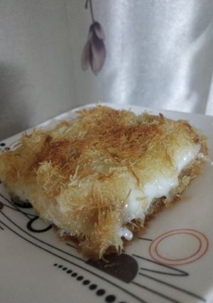 صورة لوصفة كنافة بالمهلبيه