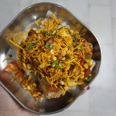 Samosa Chaat A picture of Samosa Chaat.