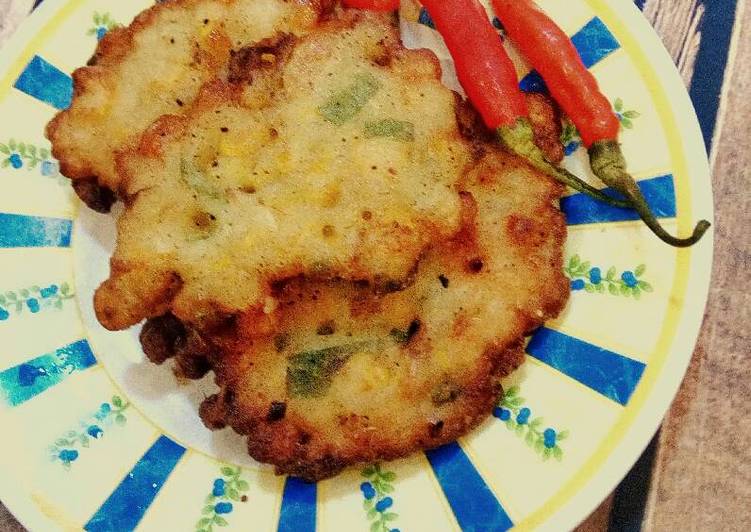 Resep Bakwan Jagung Simple Mudah tanpa telur #Bandung_RecookSenyRoss Anti Gagal