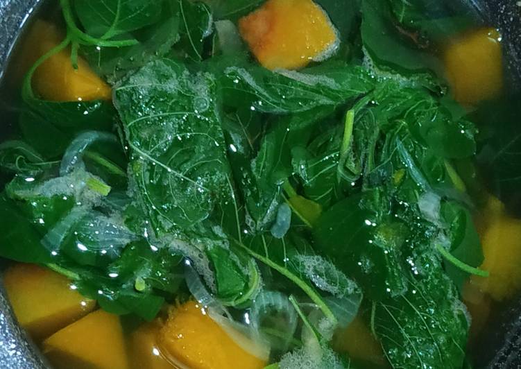 Resep Sayur Bening Bayam Waluh Anti Gagal