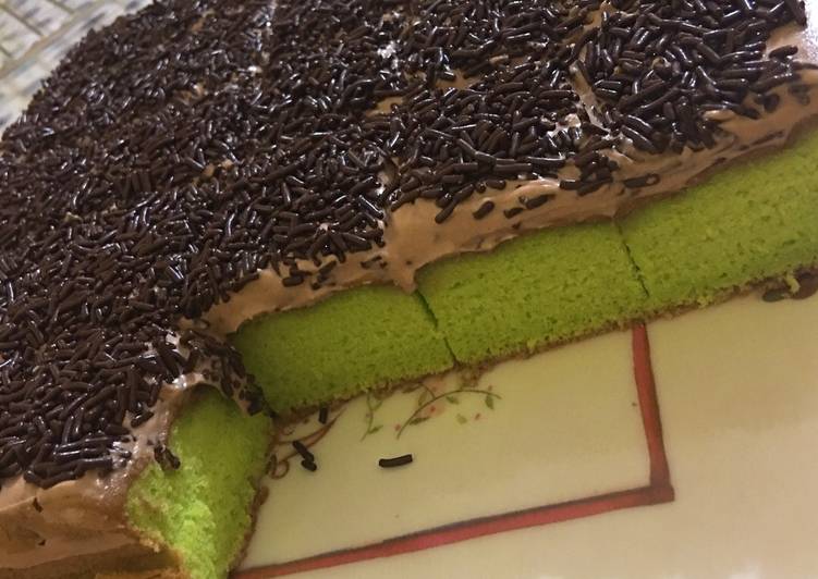 Ice Milo Cake metode All in one