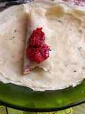 Panqueques de mandioca con sésamo