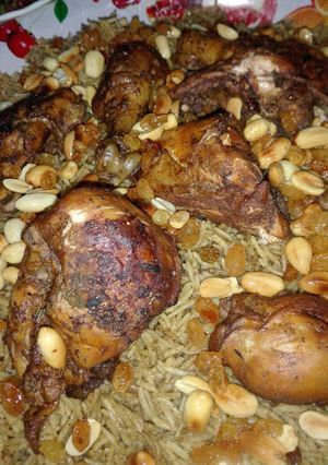 صورة لوصفة مندي الدجاج