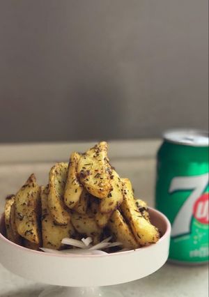 صورة لوصفة بطاطا مشوية دايت