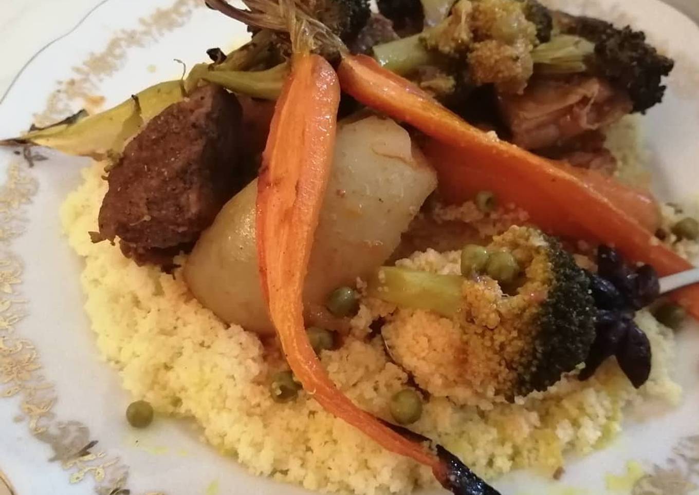 Couscous dari printanier à la djamicoo