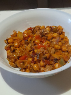 Una foto de Garbanzos a mi manera