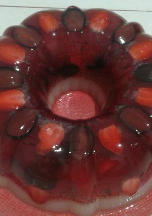 Foto resep Puding buah susu