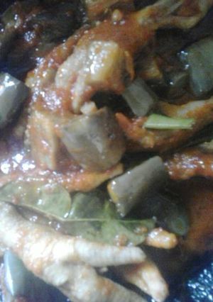 Foto resep ceker terong balado pedes