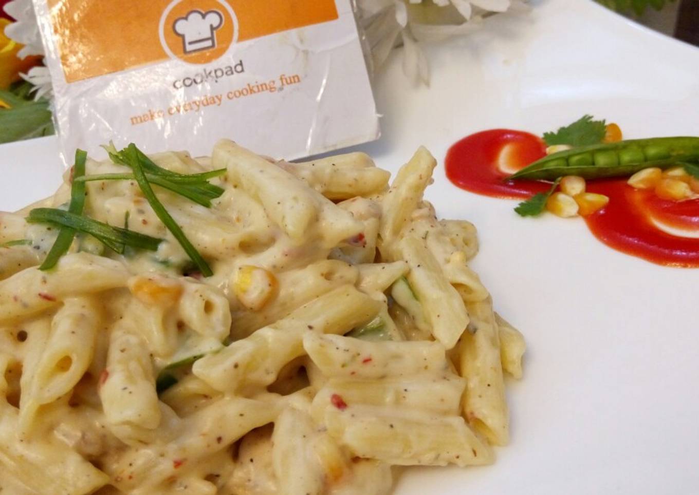 Recipe of Speedy White Sauce Pasta