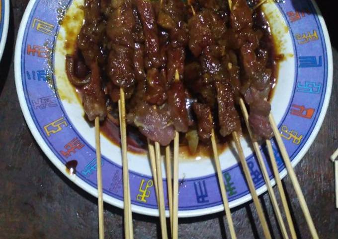 Langkah Mudah untuk Menyiapkan Sate Ayam / Daging Bumbu Bacem 👌😘 Anti Gagal