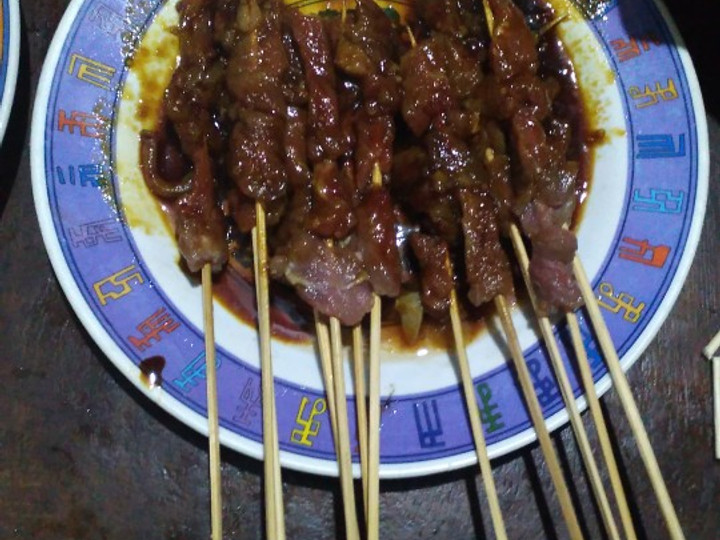 Resep Sate Ayam / Daging Bumbu Bacem 👌😘 Anti Gagal