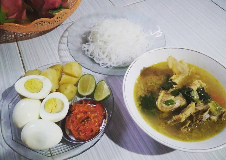 Soto ayam kampung #ResepPertamaku