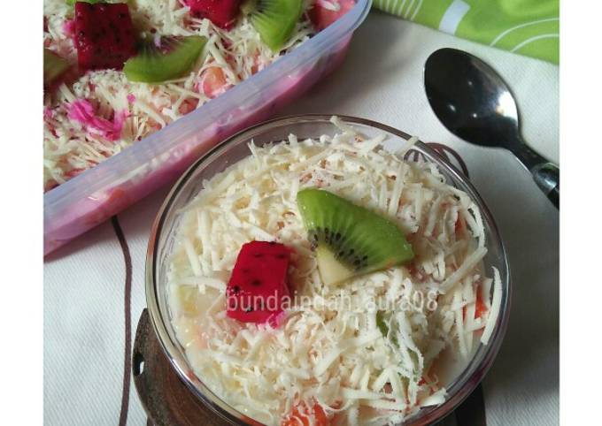 Resep Salad Buah Creamy Oleh Bundaindah Aura08 Cookpad