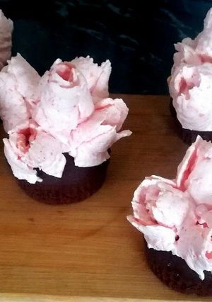 Pudingos-tejszínes muffin recept fotója