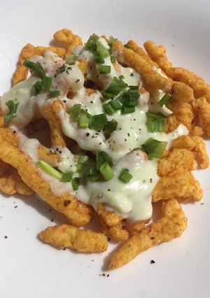 A picture of White sauce kurkuray.