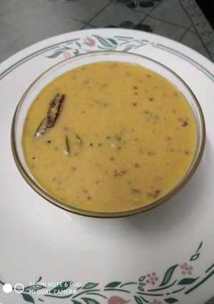 A picture of Nuvulu Pappu Pulusu/ Andhra Style Sesame Seeds Curry.