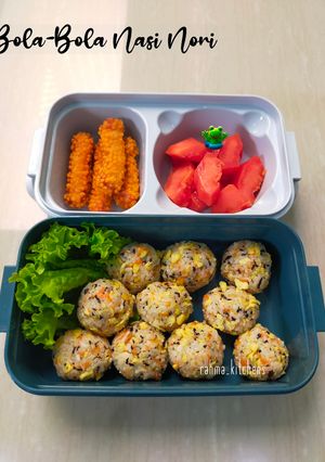 Foto resep Bola-Bola Nasi Nori_Bekal Sekolah