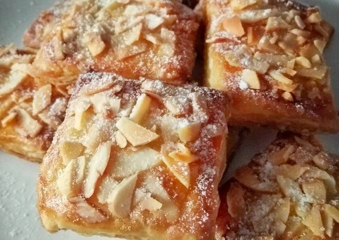 Almond Cookies Puff Pastry 🌰