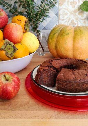 Foto di Ciambella con la zucca CRUDA!