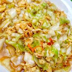 A picture of Kubis Telur Kuah.