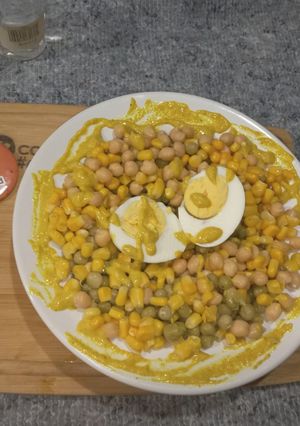 Una foto de Ensalada de legumbres