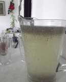 Agua de chía y guanábana