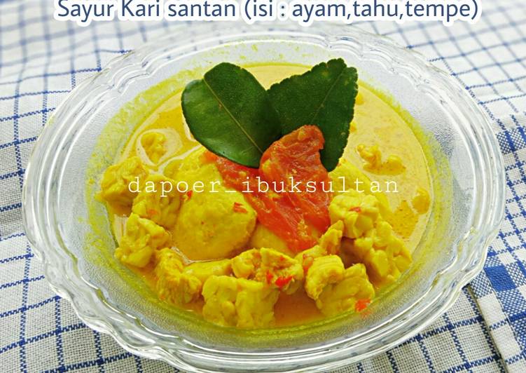 Sayur kari kuah santan