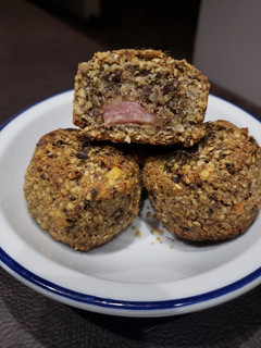 Una foto de Pancitos rellenos low carb
