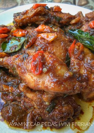 Foto resep Ayam kecap pedas