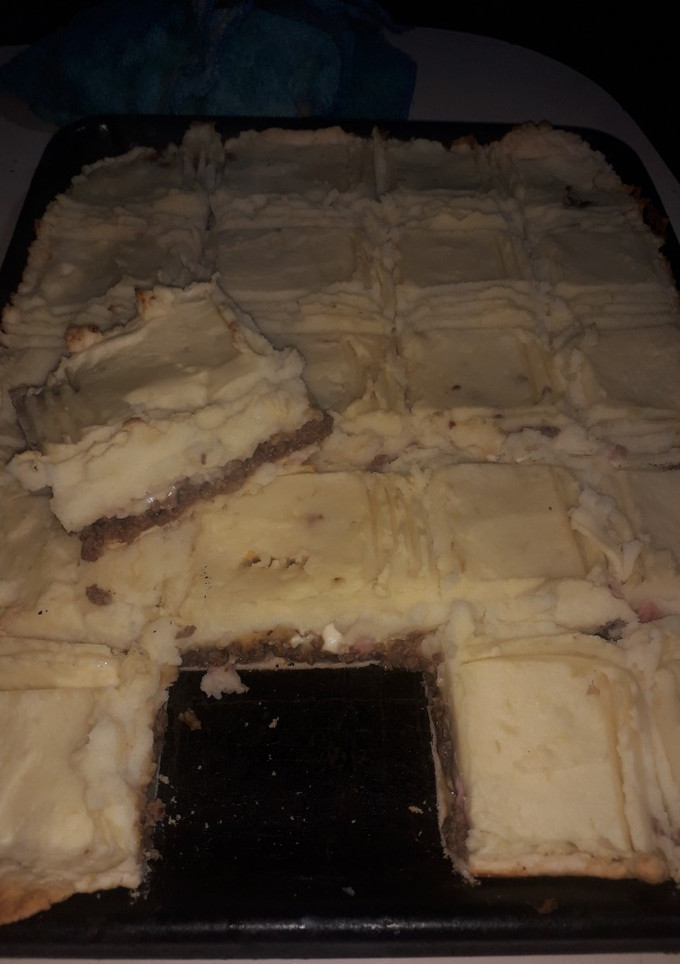 Una foto de Pastel de papa con masa