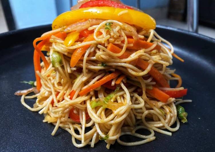 Recipe of Homemade Veg chowmein