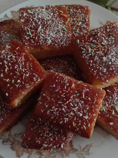 عکسی از دستور کیک شربتی