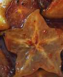 Juicy, sweet and sour star fruit pickle