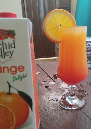 A picture of Orange Sunset Mocktail.